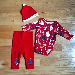 Newborn Christmas Outfit Organic Cotton
